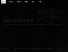 Tablet Screenshot of mastersofhardcore.ch